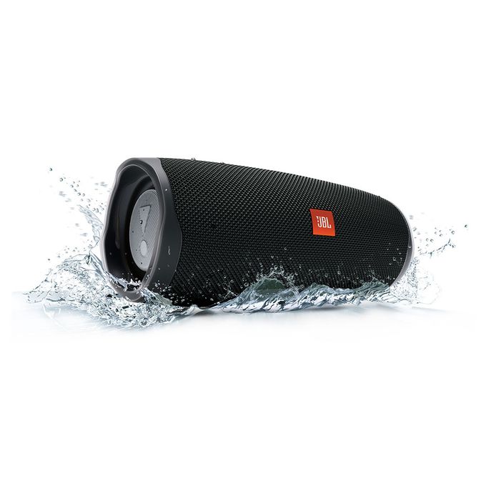 JBL Charge 4 Portable Stereo Outdoor, Water-proof Bluetooth Speaker-Black