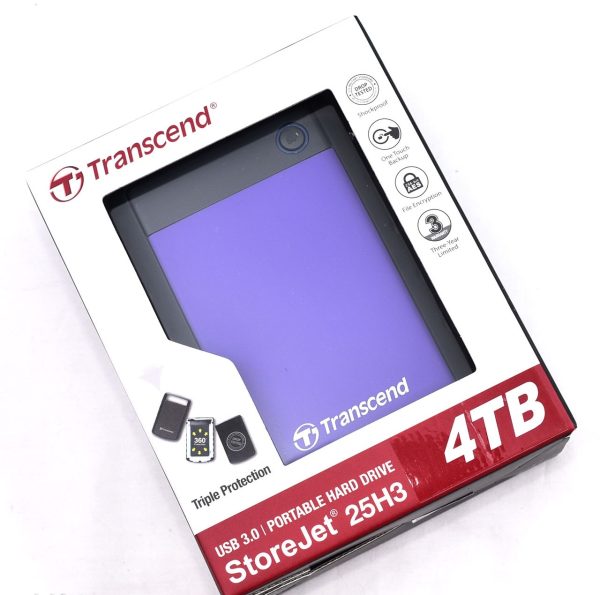 Transcend 4TB StoreJet 25H3 External Hard Drive - Image 2